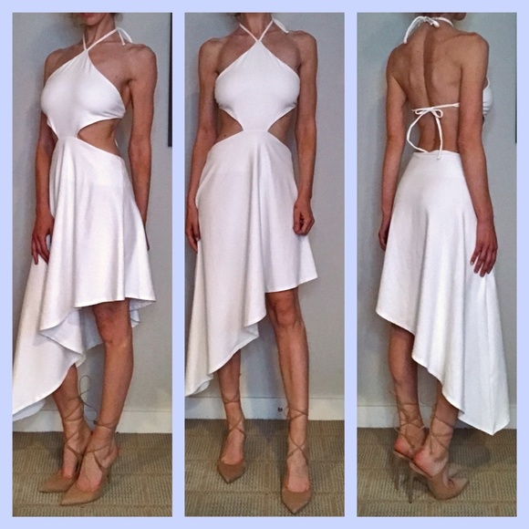 Susana Monaco White Backless Dress - Picture 5 of 9